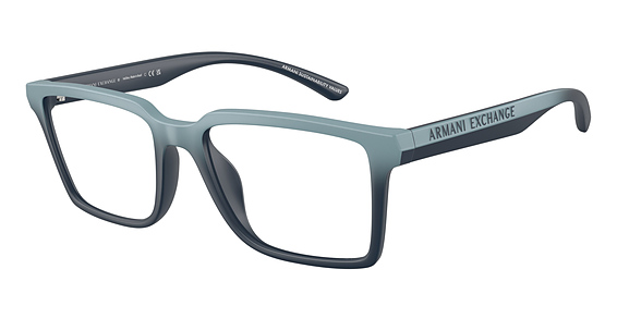 Armani Exchange AX3129U - Matte Blue Gradient, Acetate, Rectangle frame