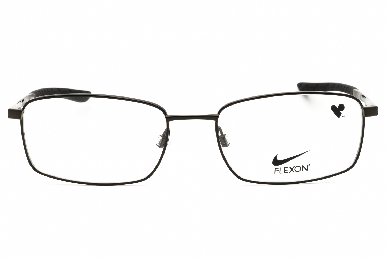 Nike 4283 - Black, Metal, Rectangle frame