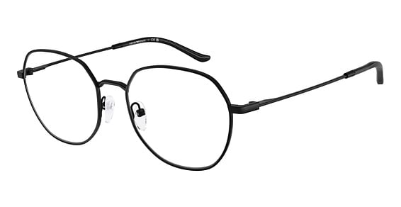 Emporio Armani EA1174D - Matte Black, Metal, Round frame