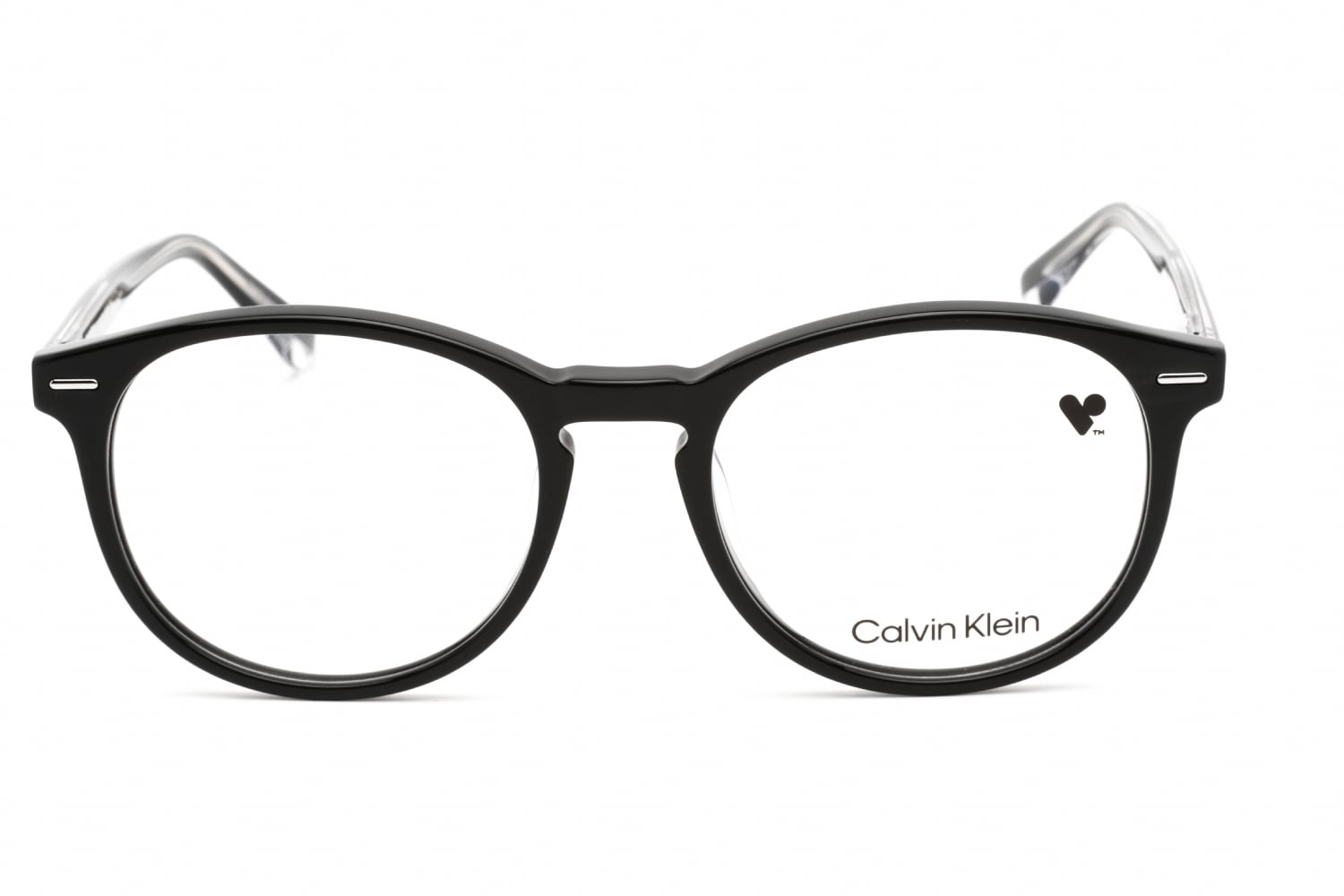 Calvin Klein CK22504 - Black, Acetate, Round frame