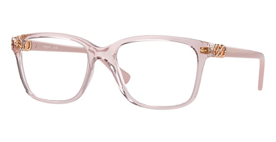 Vogue VO5574B - Transparent Pink, Acetate, Oval frame