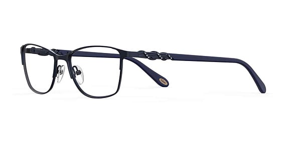 Emozioni EM 4390 - Semi-matte Navy, Stainless Steel, Cat Eye frame