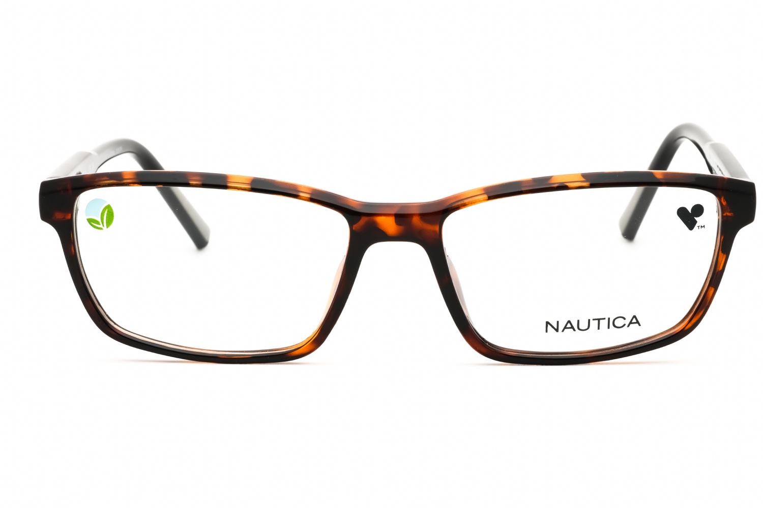 Nautica N8199 - Dark Tortoise, Acetate, Rectangle frame