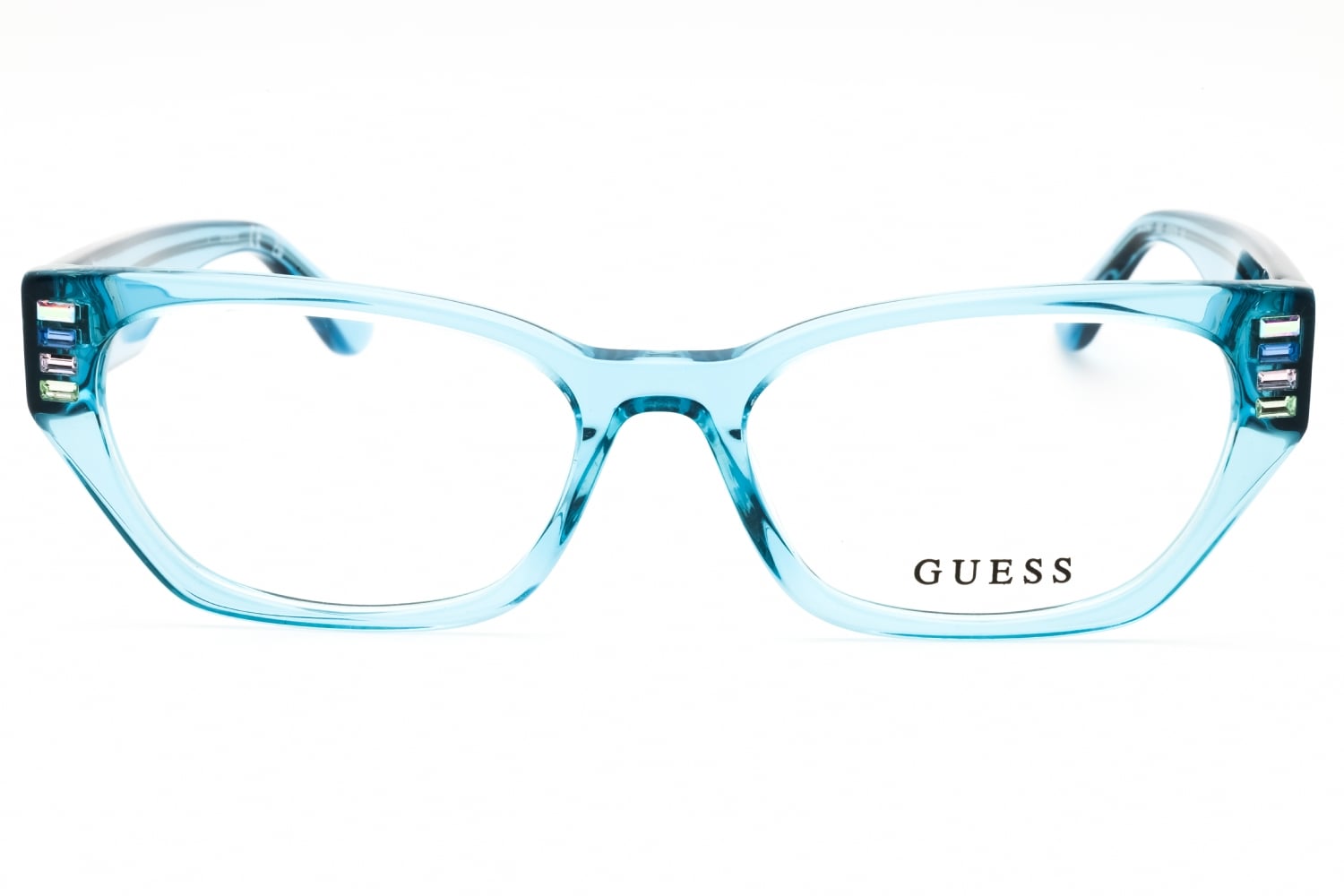 Guess GU2967 - Shiny Turquoise, Acetate, Cat Eye frame