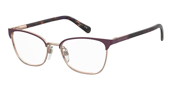 Tommy Hilfiger TH 2251 - Burgundy, Stainless Steel, Cat Eye frame