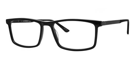 Chesterfield CH 106Xl - Black, Acetate, Rectangle frame