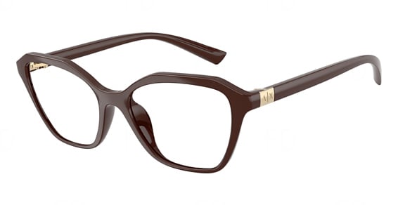 Armani Exchange AX3145U - Shiny Brown, Acetate, Mixed Shapes frame