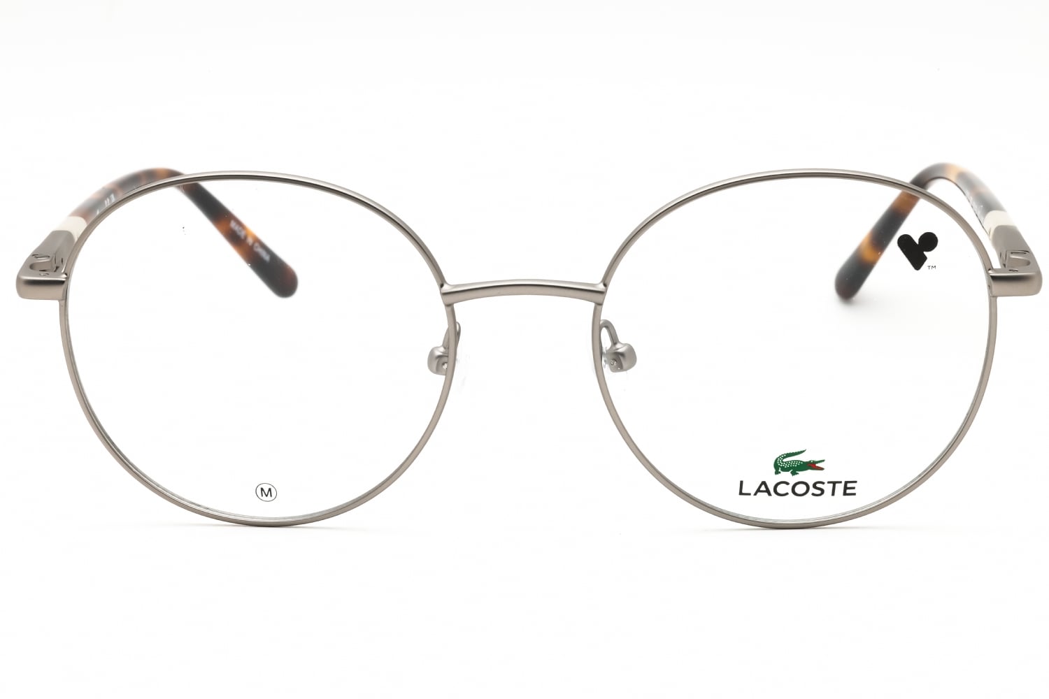 Lacoste L2310 - Matte Light Gunmetal, Metal, Round frame