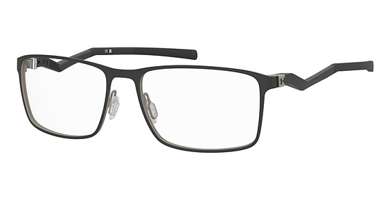 Under Armour UA 5084/G - Mt Blk Bge, Stainless Steel, Rectangle frame