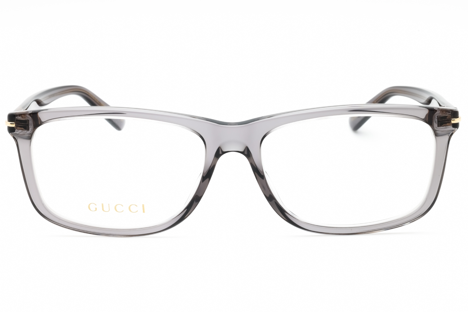Gucci GG1447O - Grey-grey-transparent, Acetate, Rectangle frame