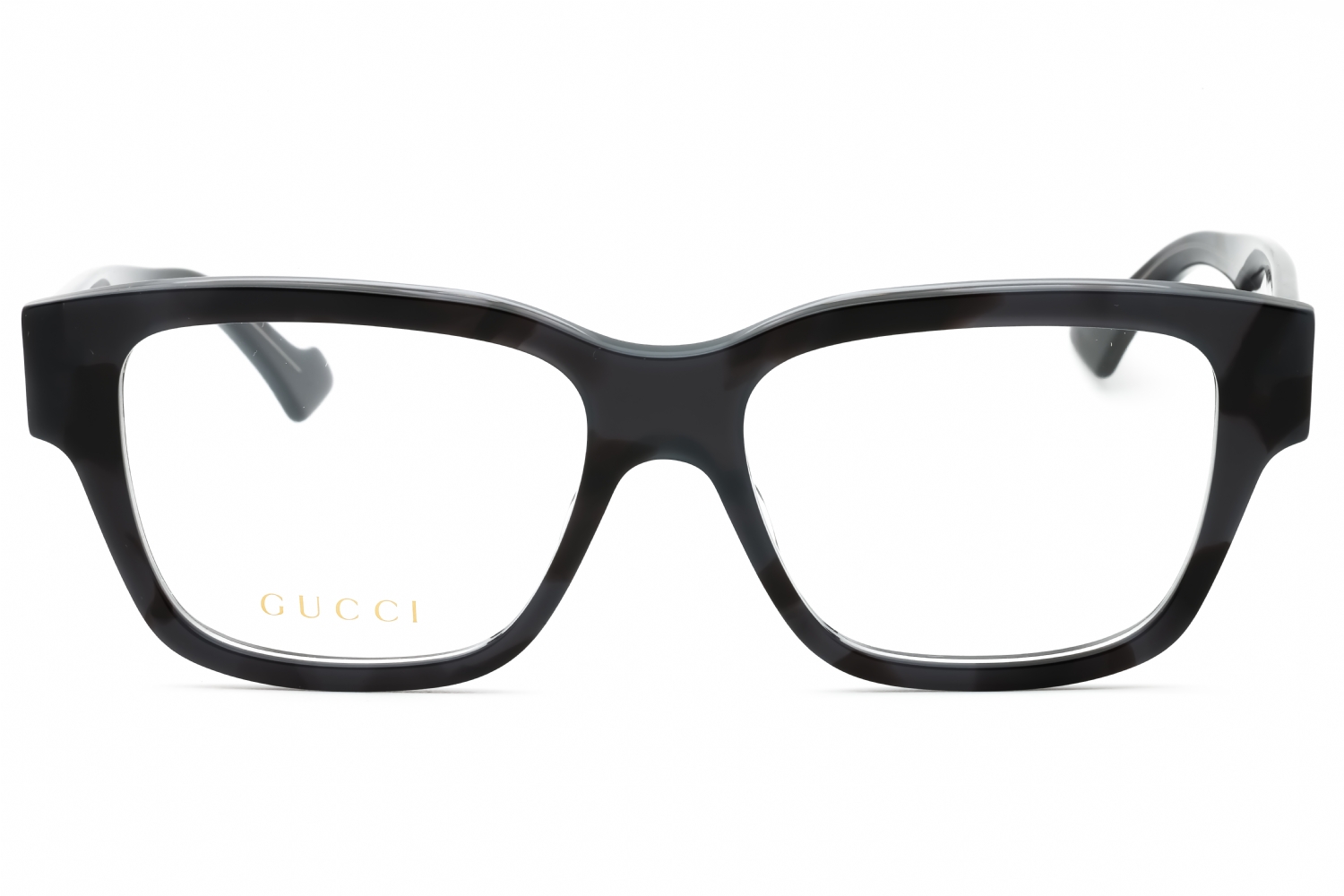 Gucci GG1428O - Grey-Grey-Transparent, Acetate, Rectangle frame