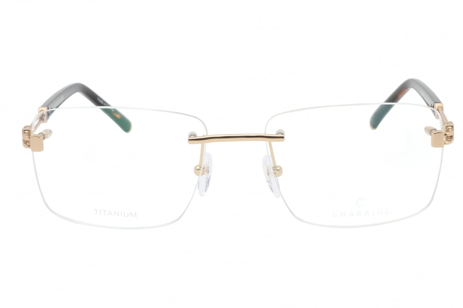 Charriol PC75091 - Shiny Gold, Titanium, Rimless frame