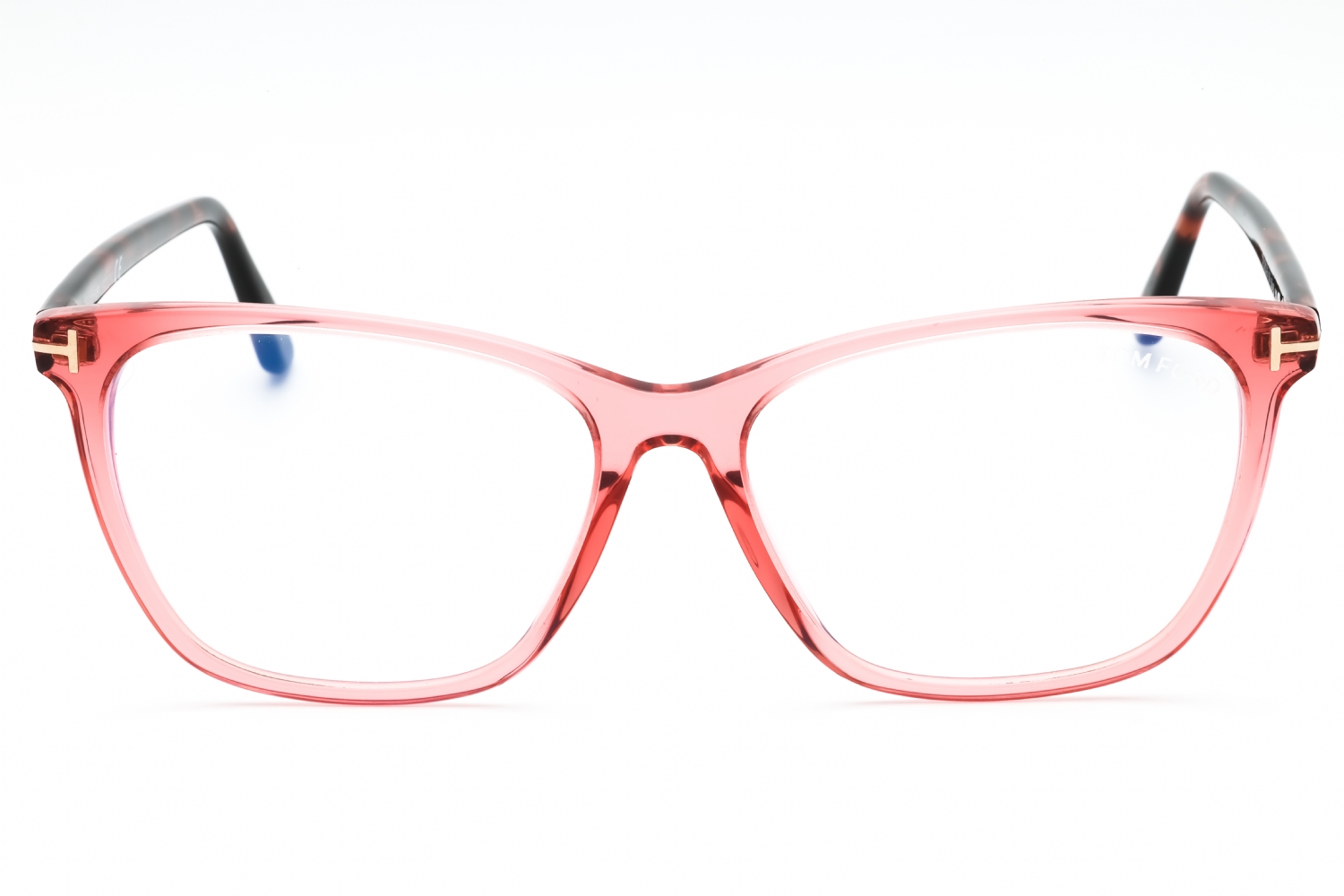 Tom Ford FT5762-B - Pink /other/clear, Acetate, Cat Eye frame