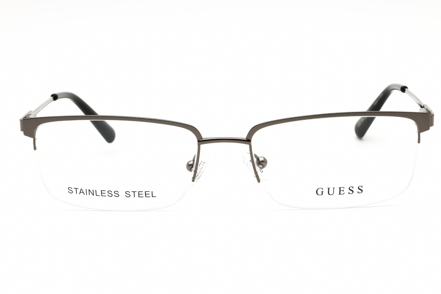 Guess GU50005 - Shiny Gunmetal, Metal, Rectangle frame