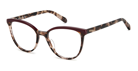 Fossil FOS 7188/US - Pink Havana, Acetate, Round frame