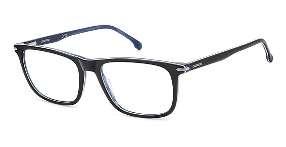 Carrera 351/US - Bkbluhorn, Acetate, Rectangle frame