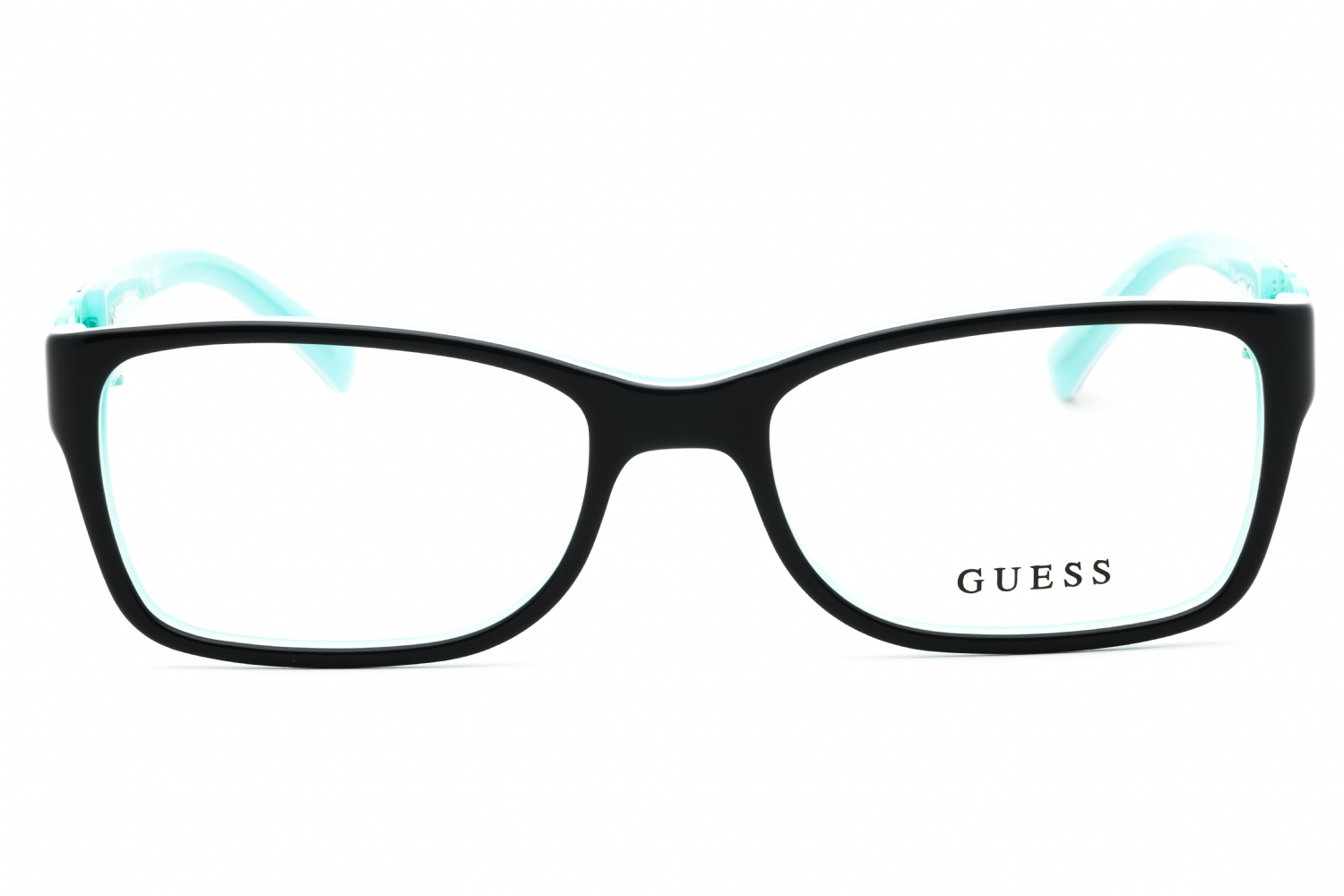 Guess GU 2406 - Blue Green, Acetate, Rectangle frame