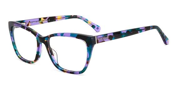 Kate Spade Celestine/US - Violet Havana, Acetate, Rectangle frame
