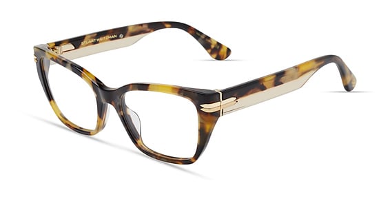 Stuart Weitzman WZN 1036 - Havanbeig, Acetate, Cat Eye frame