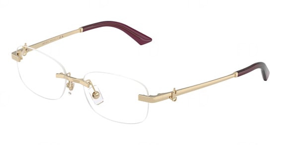 Jimmy Choo JC2025BD - Pale Gold, Metal, Oval frame