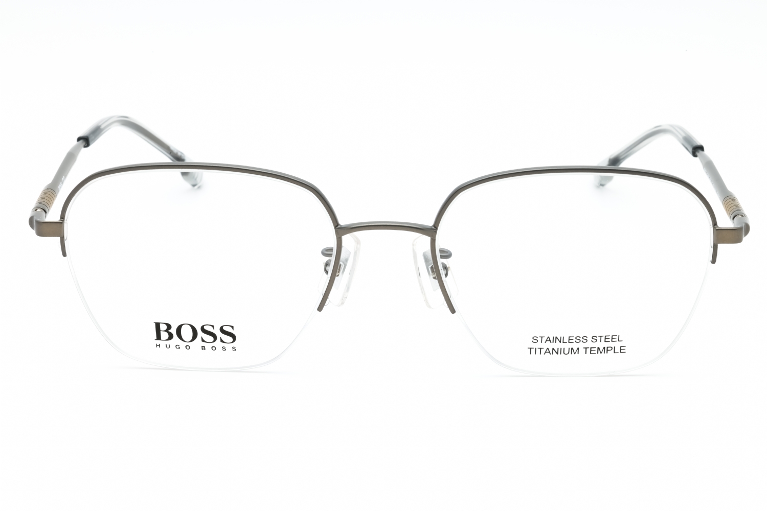 Hugo Boss BOSS 1346/F - Matte Ruthenium, Metal, Oval frame