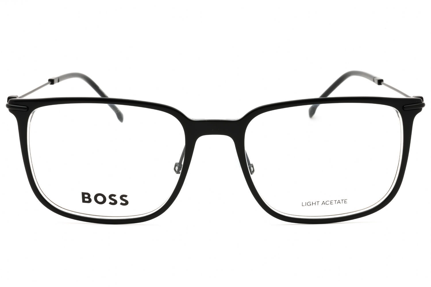 Hugo Boss BOSS 1484 - Black, Plastic, Rectangle frame