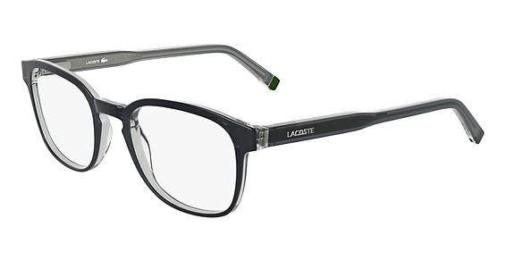 Lacoste L2964 N - Black, Plastic, Rectangle frame