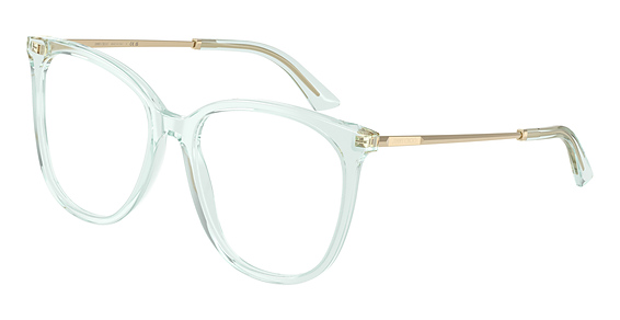 Jimmy Choo JC3060 - Transparent Green, Plastic, Round frame
