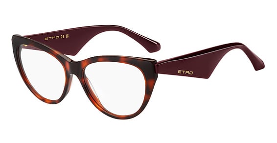 Etro 0008 - Havana, Acetate, Cat Eye frame