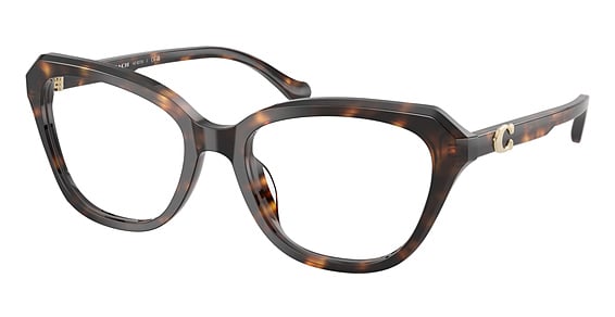 COACH HC6273U - Dark Tortoise, Plastic, Cat Eye frame
