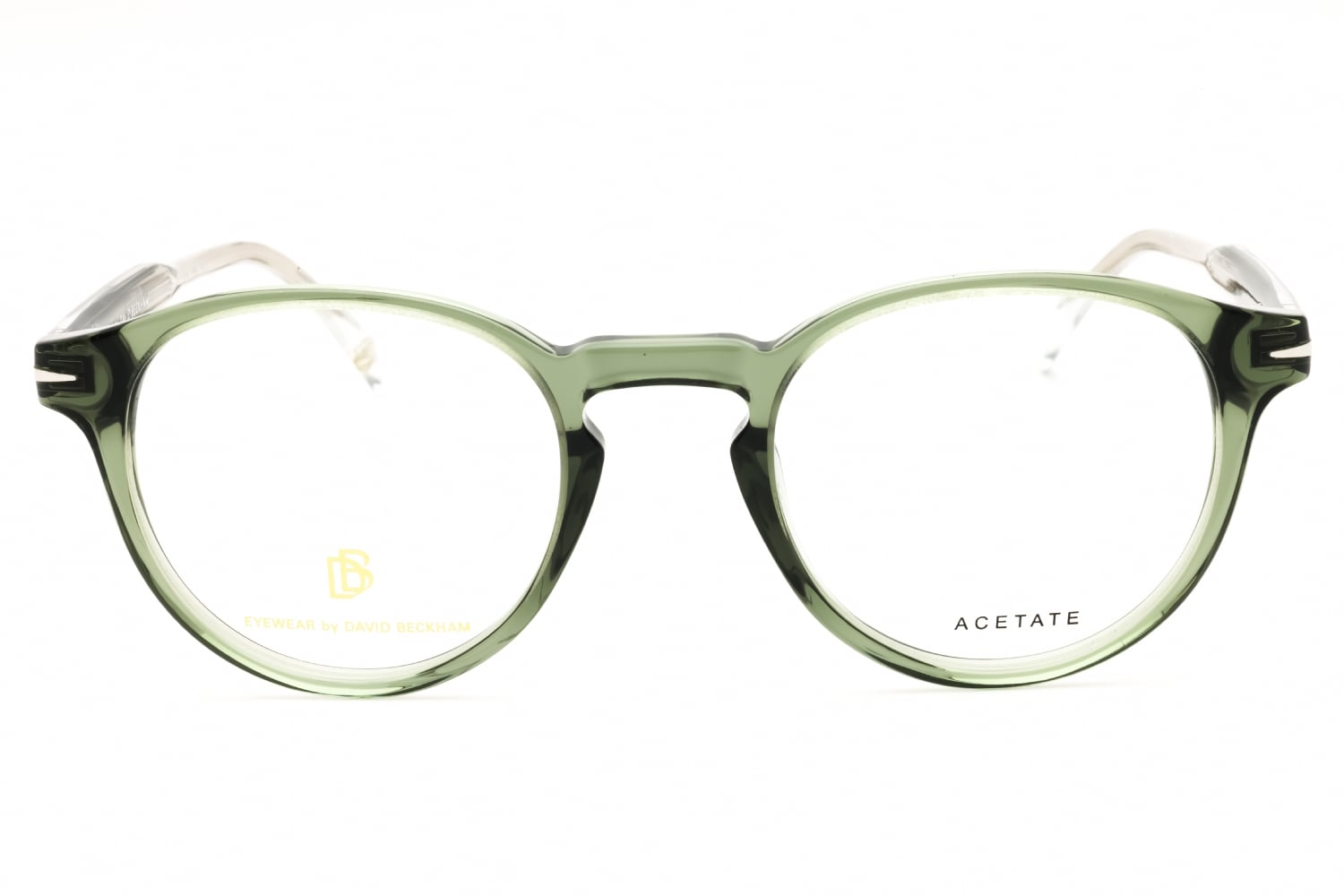 David Beckham DB 1122 - Green, Plastic, Round frame