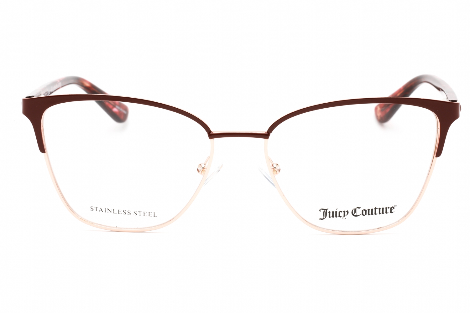 Juicy Couture JU 238/G - Burgundy, Metal, Rectangle frame
