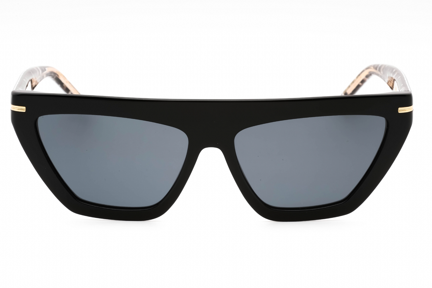 Hugo Boss BOSS 1609/S - Black, Mixed Materials, Cat Eye frame