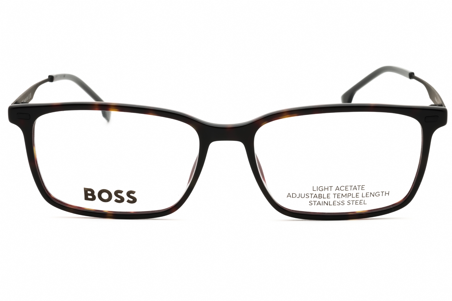Hugo Boss BOSS 1643 - HVN Mtblk, Plastic, Rectangle frame
