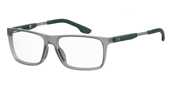 Under Armour UA 5075XL - Crystal Grey, Plastic, Rectangle frame