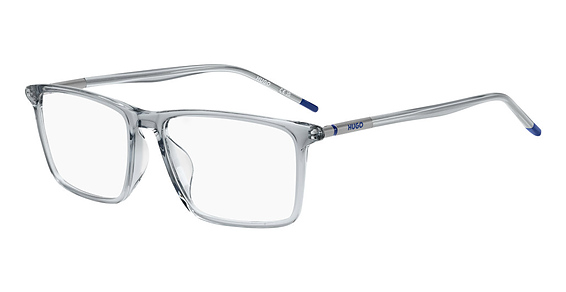 HUGO HG 1377/G - Grey, Acetate, Rectangle frame