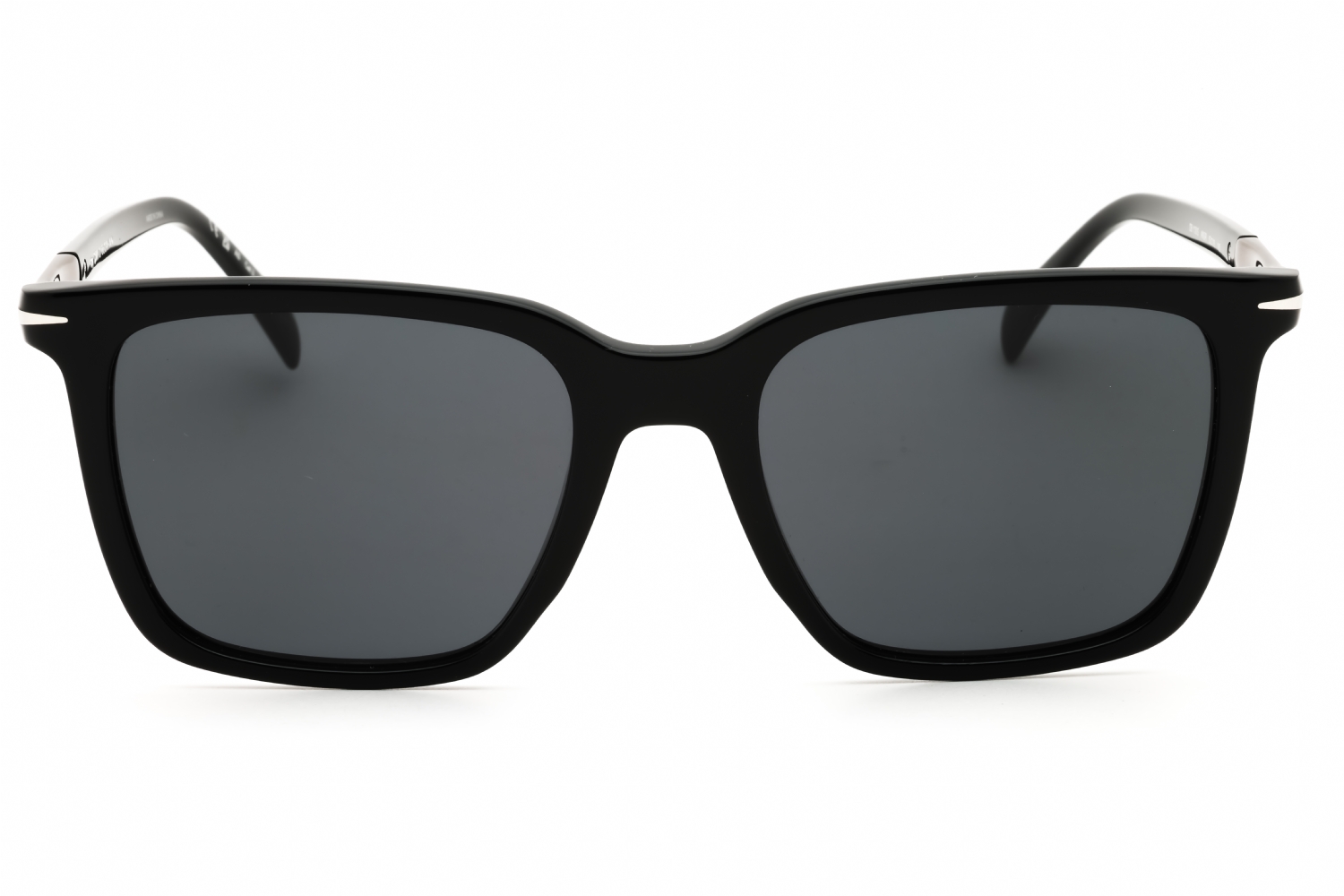 David Beckham DB 1130/S - BLK DK Ruthenium, Plastic, Rectangle frame