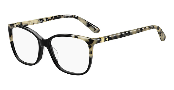 Kate Spade Karlyn - Black, Acetate, Rectangle frame
