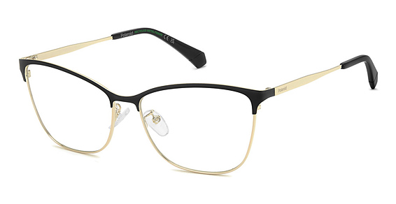 Polaroid PLD D584/G - Mt Bk Gd, Other, Cat Eye frame