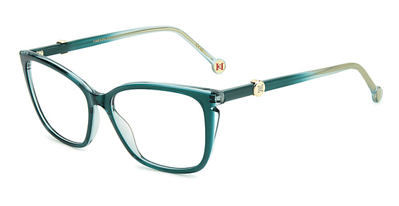 Carolina Herrera HER 0387 - Grn Teal, Acetate, Cat Eye frame