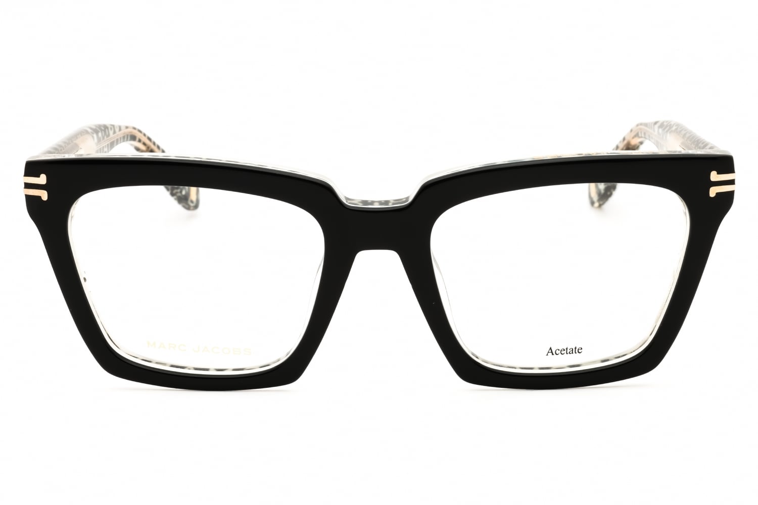Marc Jacobs MJ 1100 - Black/crystal, Plastic, Rectangle frame