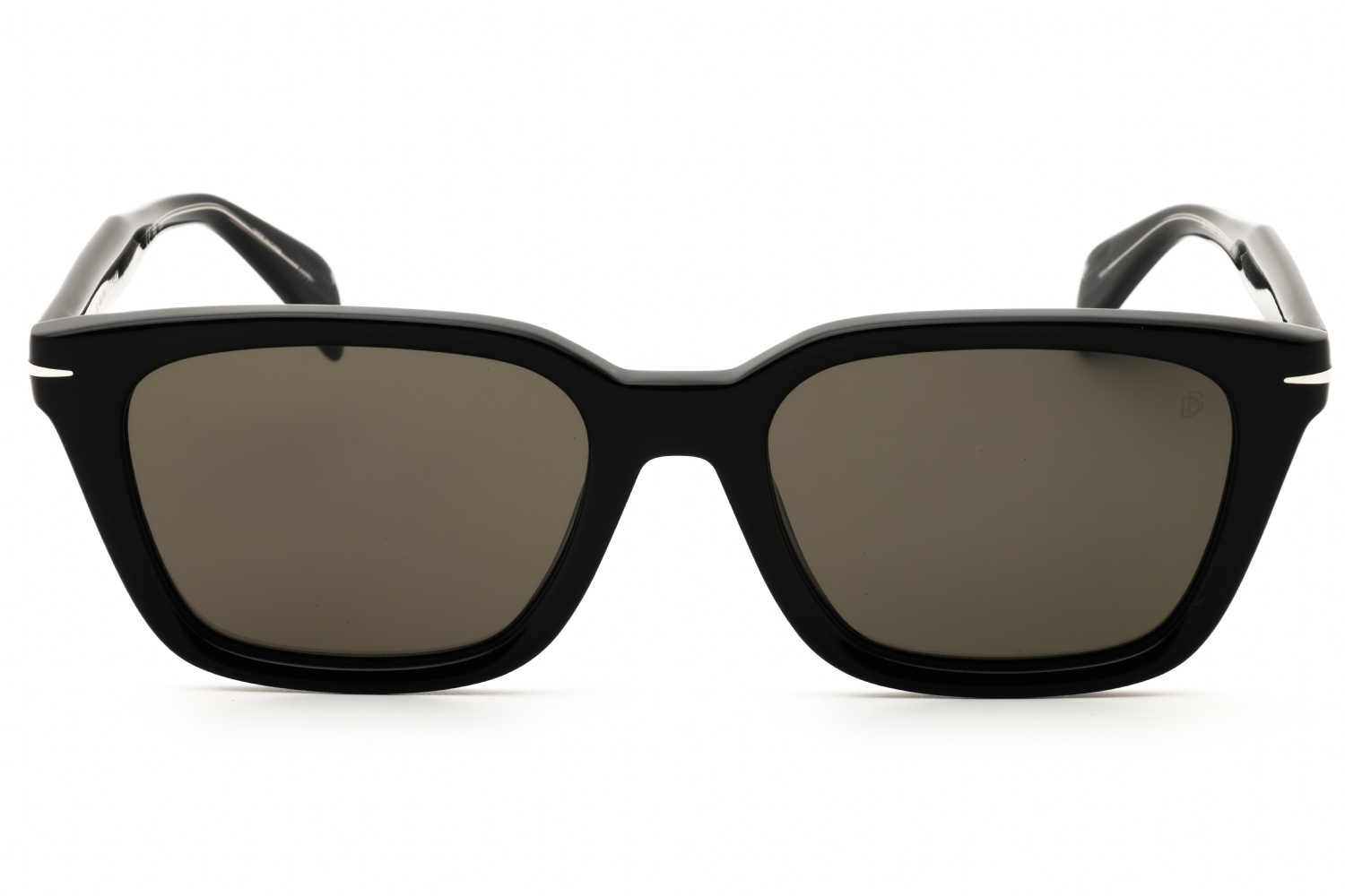 David Beckham DB 7135/F/S - Black, Plastic, Rectangle frame