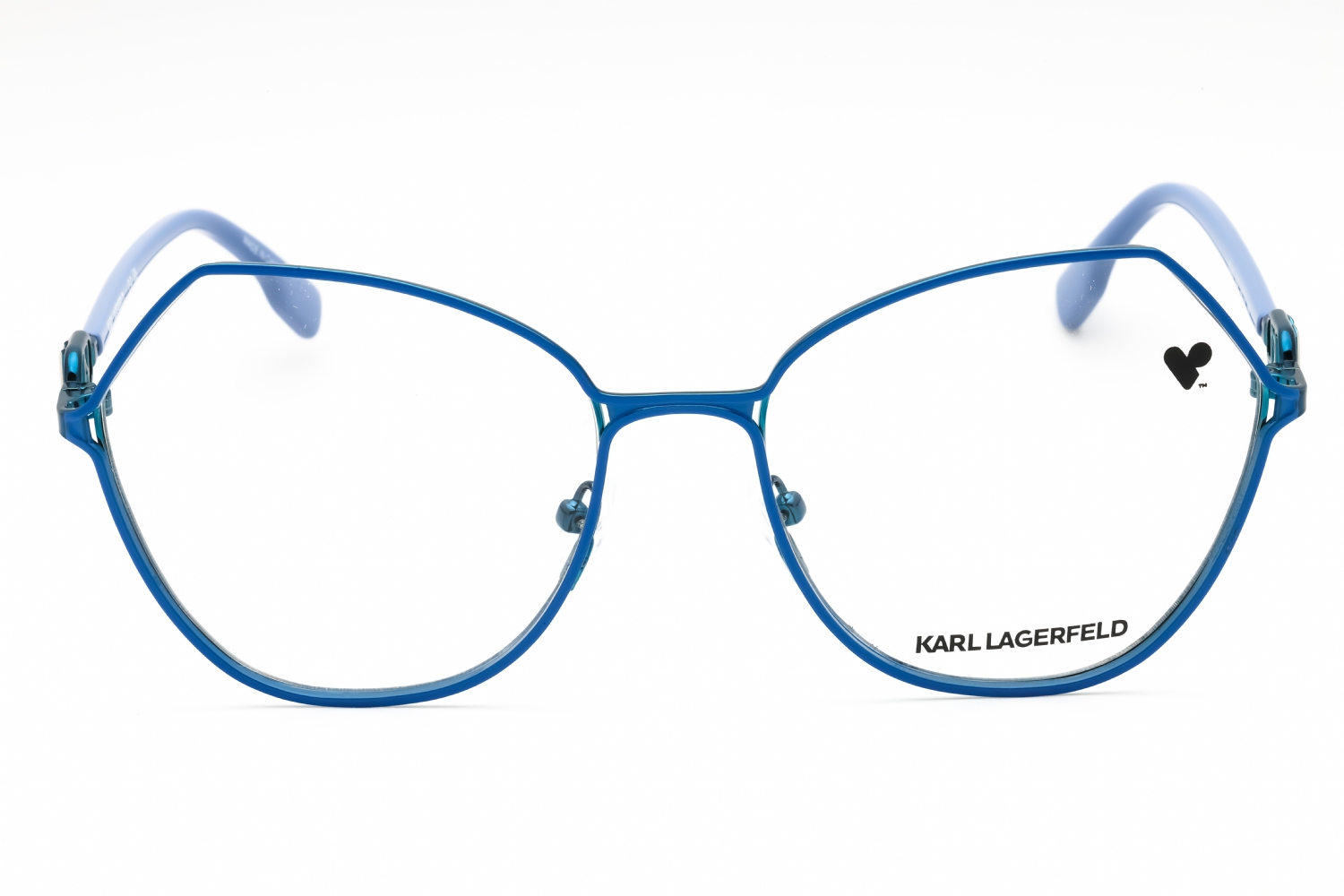 Karl Lagerfeld KL343 - Blue, Metal, Oval frame