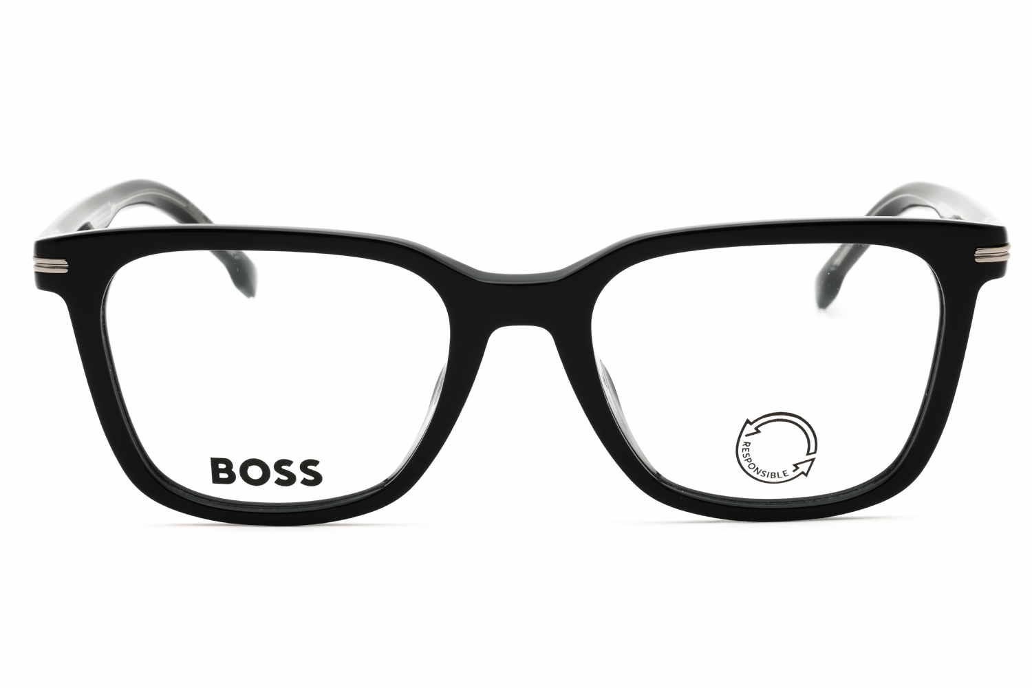 Hugo Boss BOSS 1541/F - Black, Plastic, Rectangle frame