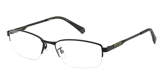 Polaroid PLD D481/G - Matte Black, Stainless Steel, Rectangle frame