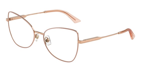 Jimmy Choo JC2006 - Rose Gold, Metal, Cat Eye frame