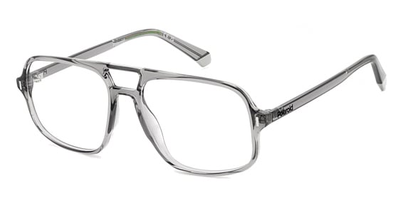 Polaroid PLD D527 - Grey, Plastic, Aviator frame