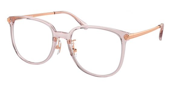 COACH HC6241D - Transparent Dusty Rose, Acetate, Oval frame