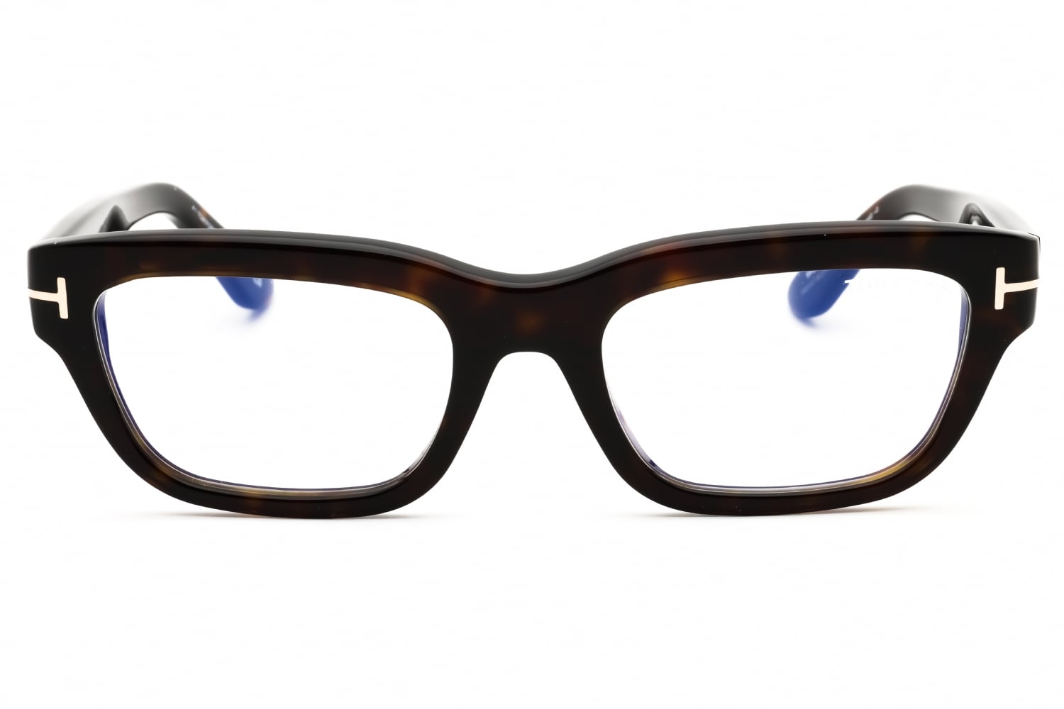 Tom Ford FT6045-B - Dark Havana/clear, Acetate, Rectangle frame