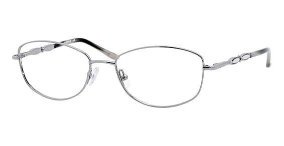 Liz Claiborne L 304 - Ruthenium, Metal, Round frame